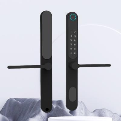 Tuya Smart Aluminum Security Lock Fingerprint Password Intelligent Door Lock