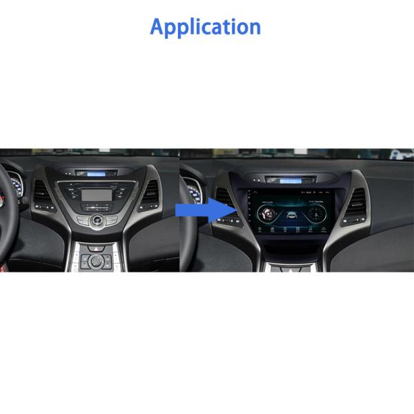 TPMS Dvr Rearview Camera Hyundai Touch Screen Radio Para o Hyundai ELANTRA 2012
