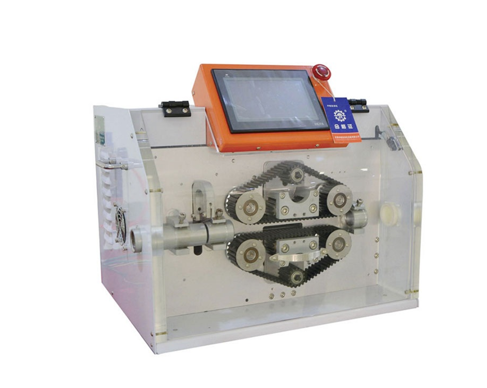 Fast Speed Corrugated Tube Cutting Machine with 4-32mm Cutting Diameter 10-9999.9mm Length and ±0.1mm Accuracy