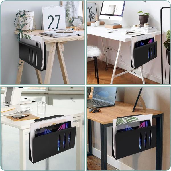 Caixa de cabo de metal para organização de cabo debaixo de mesa pinça livre de punção no design mais recente