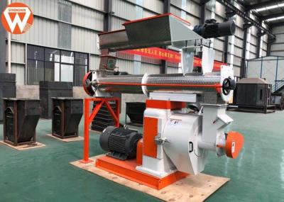Steam Conditioner Feed Pellet Machine With Grain Grass Φ350mm Ring Die 5t/H