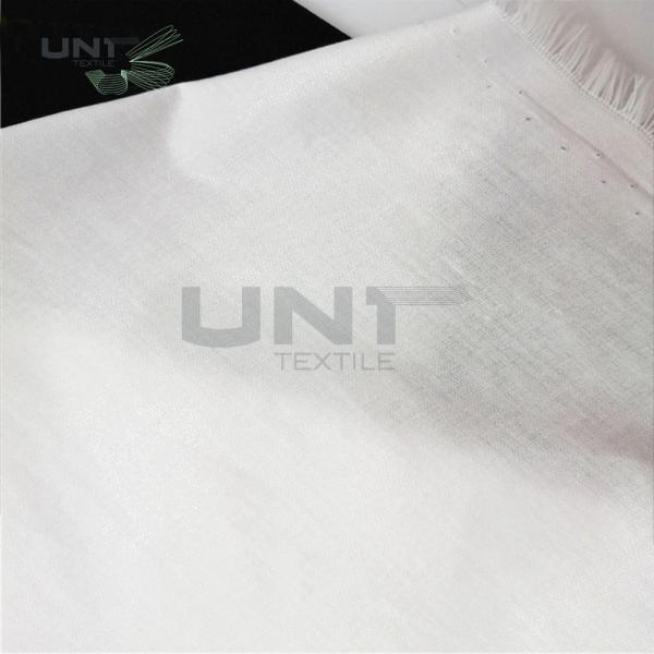 Eco Friendly Soft Polyester Cotton Shirt Interlining For Men Casual T Shirt