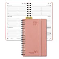 Papier résistant d'encre du rose 4.25x6.75inch Mini Planning hebdomadaire 80g