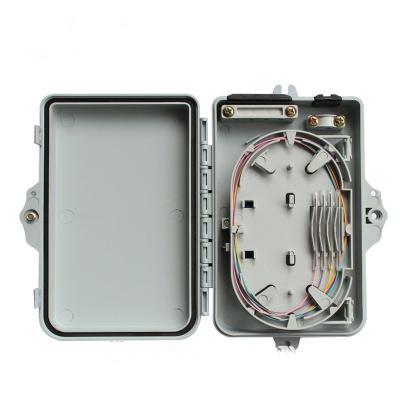 4 / 8 / 12 Core Outdoor Fiber Optic Termination Box With SC Adaptors And Pigtail