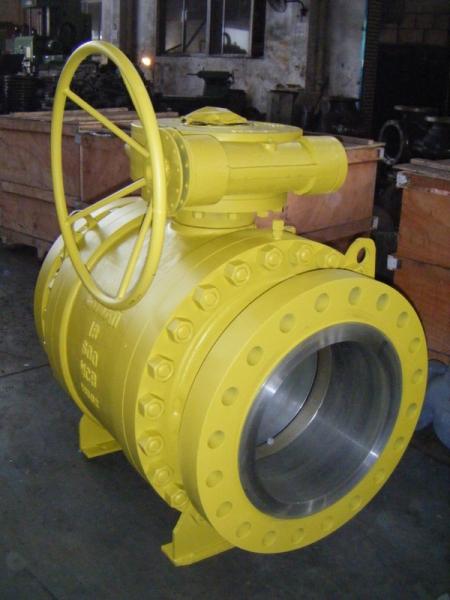 600LB válvula de entrada lateral de três peças de tipo trunnion