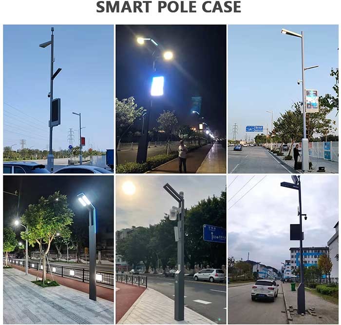 Industrial‑Grade Smart City Pole, Intelligent Multi‑Function Street Light with NB‑IoT, LoRa Communication Support