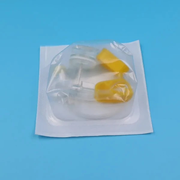 Medical Disposable Sterile Safety Huber Needle with Y Site