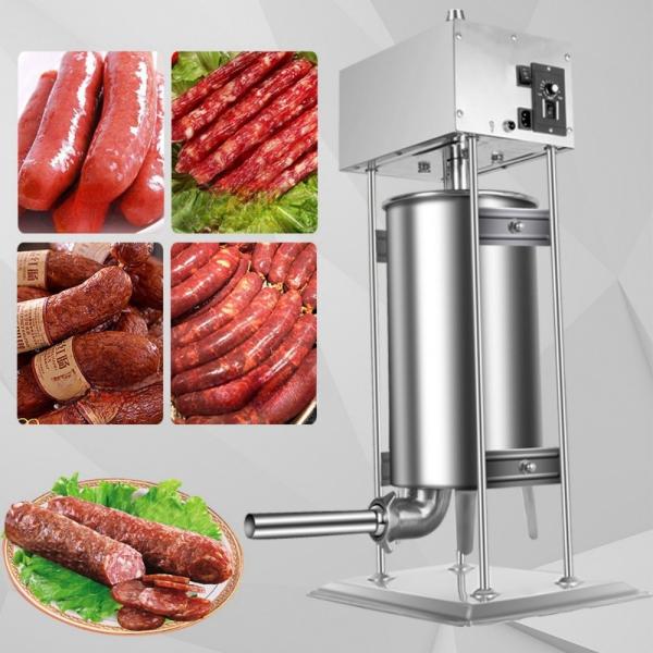 Stainless Steel Sausage Filler for Food Machine Holds 13kg Meat Capacity 15L Capacity