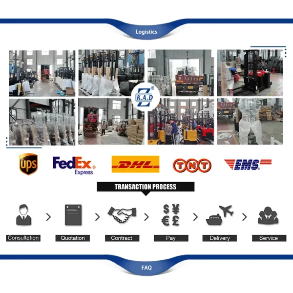 CE Certified Electric Pallet Stacker with Adjustable Cab and DC Motor for Efficient Warehouse Operations