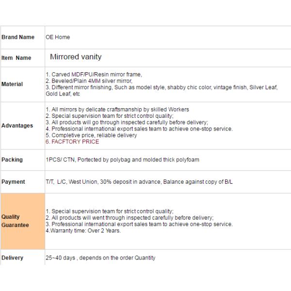 CE Certificated Girls Makeup Vanity Desk Dressing Table Furniture For Hotel