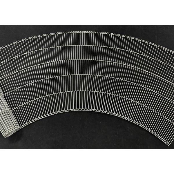 304 316L Stainless Steel Curve Mesh Belt Ladder Conveyor Belt