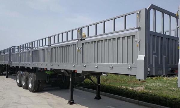 40 Tons Semi Truck Trailer Fence Transport Cargo Animal Side Semi Trailer Customized