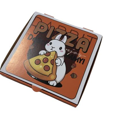 Impression personnalisée Boîte à pizza écologique Compostable Options Taille personnalisée Acceptée