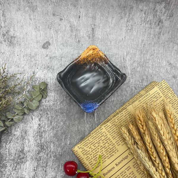 Tasteless Square Melamine Sauce Dish Non Toxic Japanese And Korean Style