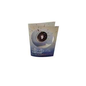 Поздравительные открытки искусственного голоса рождества записываемые с OEM светов СИД оптического волокна