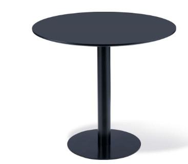 Modern round black coffee furniture table
