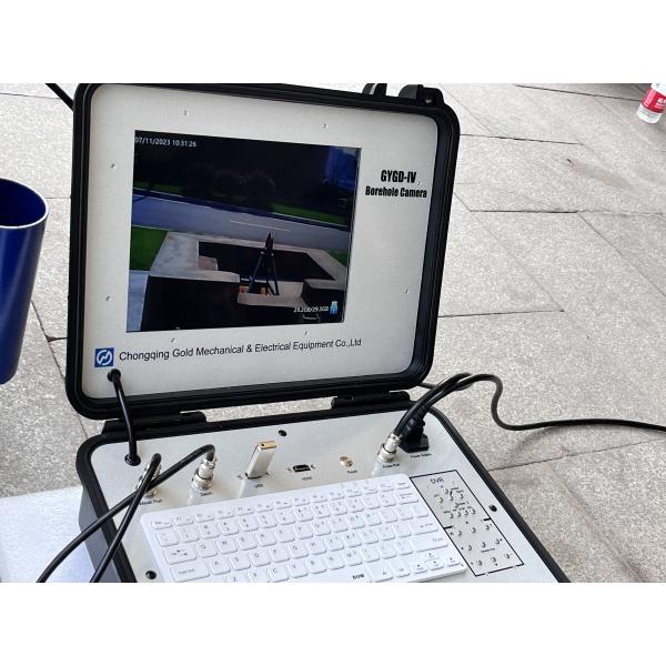 Stainless Steel Panoramic Borehole Inspection Camera for Geotechnical Exploration