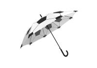 Le football ouvert de parapluie de bâton de grande automobile a imprimé le facile remis l'opération