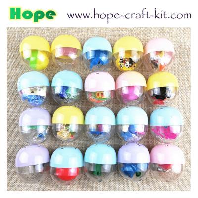 Various Size Mixed Colors Gachapon Eggs surprise  Gacha Balls Capsule Eggs can be filled with small toys as fun toys