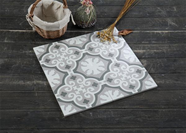 Gray 20x20cm Ceramic Rustic Tile for Indoor Floor