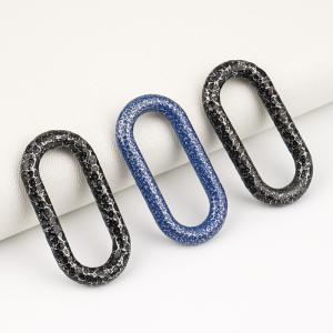 Oval Ring Buckle 1" Adjustable Strap Alloy Metal Ring Bag Buckle Adjuster Nickel
