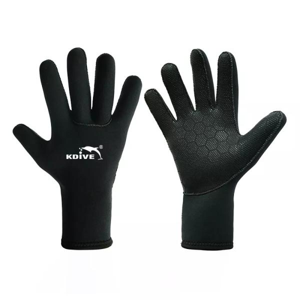 Luvas de mão antiderrapantes de proteção de segurança para indústria da construção de borracha com revestimento de látex
