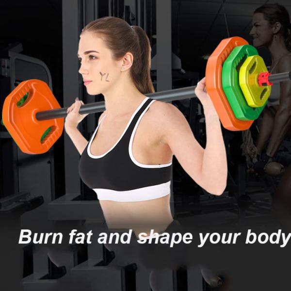 Cement Sand Fitness Weight Plates Environmental Gym Dumbbell Plate With Barbell