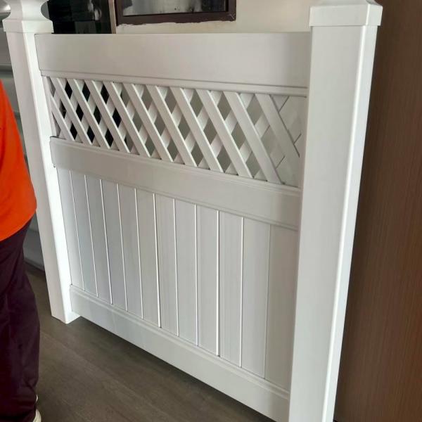 Customized 6 Ft High Vinyl Fence Panels Secure Vinyl Privacy Fence