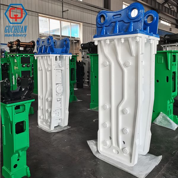 Guchuan HB20G / GCB200 1766KG Open Type Hydraulic Breaker with 135mm Chisel for 18-25 Tons Excavator