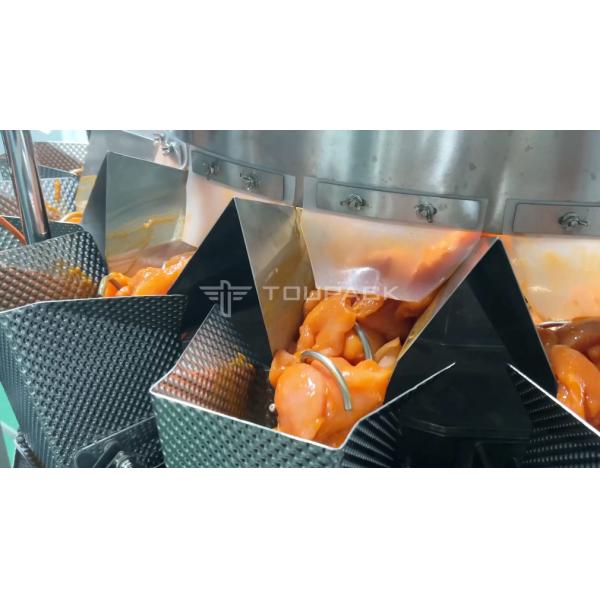 Свежая курица овца свинина говядина многоголовый весовщик 14 головы винтовая машина для наполнения мяса