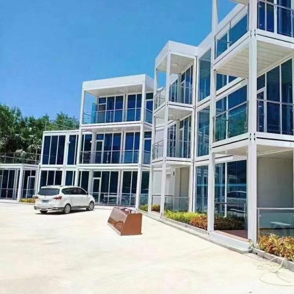 Casa de contêiner residencial expansível com painel de sanduíche e estilo de design moderno