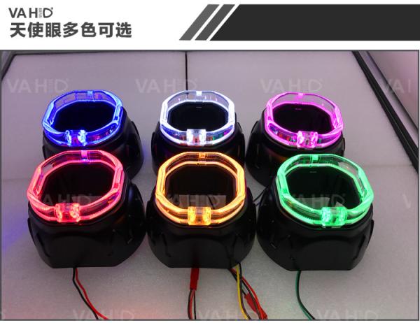 CH28S  2.5inch Square Crystal angel eye Bixenon Car hid xenon projector kit