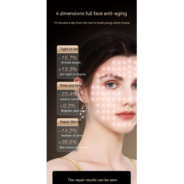 Hight Quality Medical Beauty Led Mask with Led Light Therapy Face Mask Infrared Led Mask Silicone