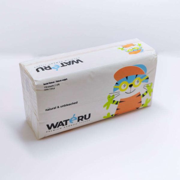 Professional Good Suppliers Strong ultra Soft White Color Bamboo 4ply Brown Facial Tissue