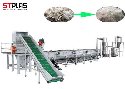 Máquina de lavar material macia do PE automático completo dos PP da planta de reciclagem do filme plástico
