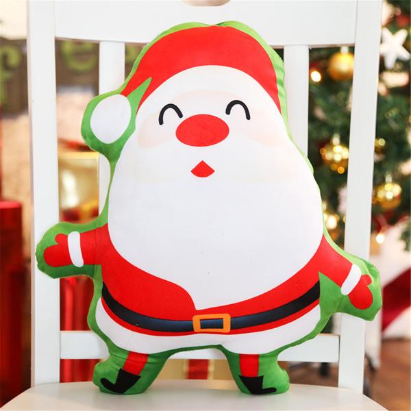 Durable Smooth Surface Santa Claus Reindeer Stuffed Animal 20cm Cuddly Gift