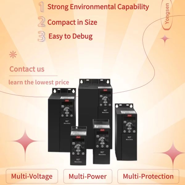 Original New Danfoss FC 051 Series Danfoss VFD VSD Frequency Inverter Converter AC Motor Variable Frequency Driver