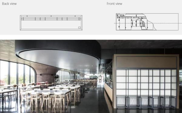 2024 Stainless Steel Centrifugal Vertical Air Curtain , Commercial Door Air Curtain