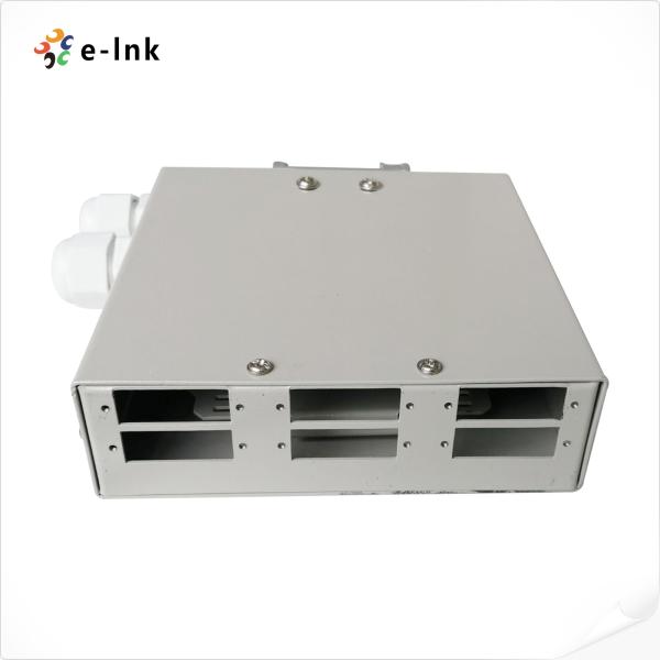 LC Quadruplex FC SC Fiber Splice Box 6 Ports Electrostatic Painting