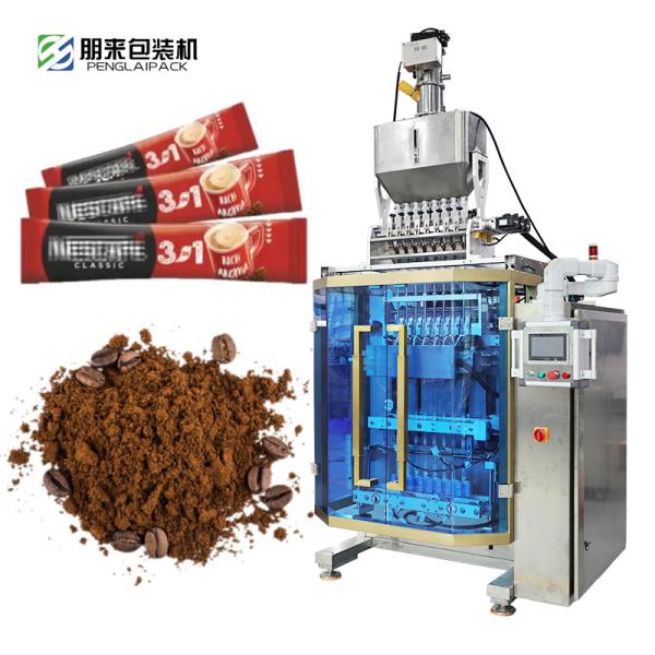 Advanced High Quality Instant Coffee Salt Sugar Stick Sachet Multi Lanes Coffee Stick Packing Sealing Machine