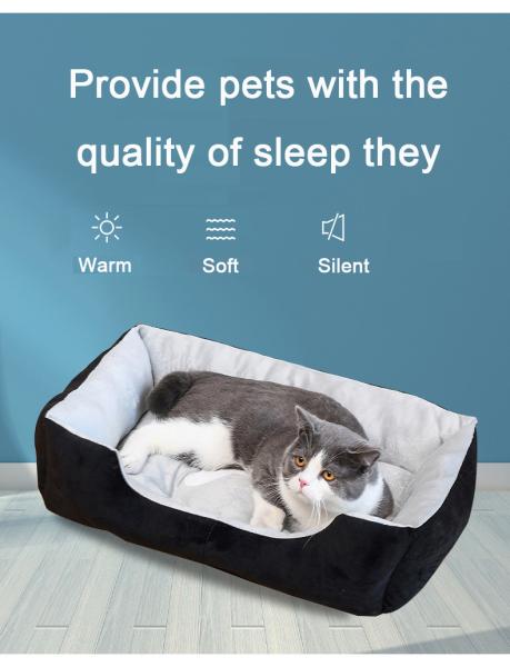 Cão impermeável Cat Pet Calming Beds Cosy XXS-XXL na sala de visitas do quarto