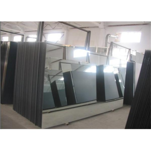 Flat Silver Coated Mirrors Waterproof Mirror Glass Sheets 5mm Thickness For Bathroom