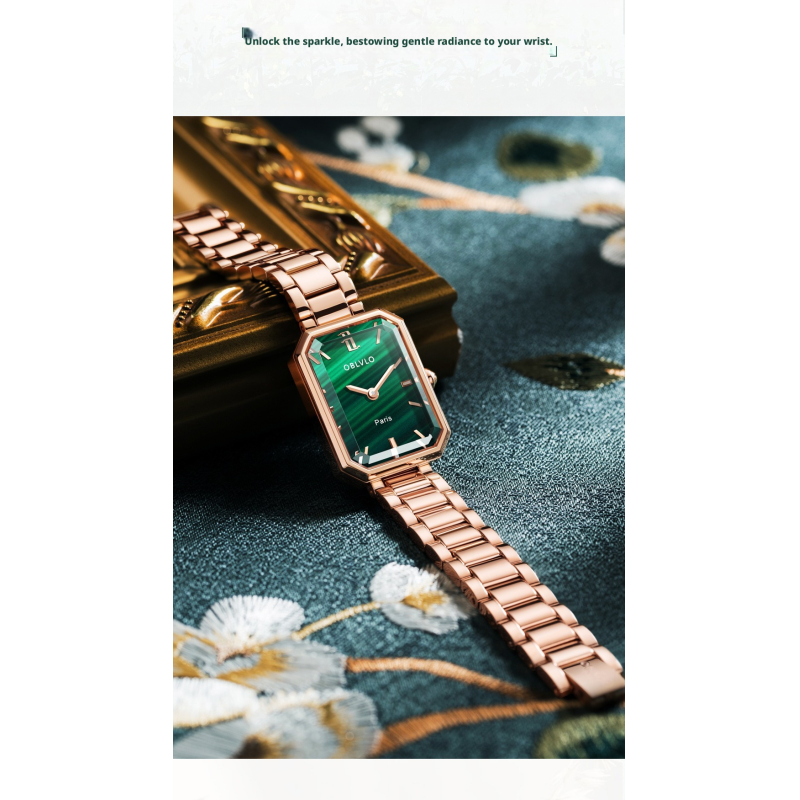Square Mother Of Pearl Dial Ladies Quartz Watch Mesh Milanese Metal Strap 4 Colors Minimal Luxury Women Dress Wrist Watch Gift