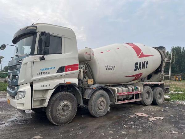 Shacman Used Mixer Trucks 16m3 HINO P11C-WC Engine Euro V Emission