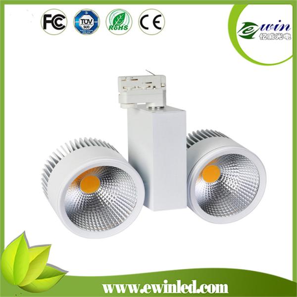 M gallery clothes shop Exhibition white black shell 4000k 3000k rotatable 20W 30W 40w 50w 60w rail led cob tra