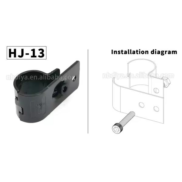 OD28mm Electrophoresis Black Lean Tube Connector And Joints For Lean Tube