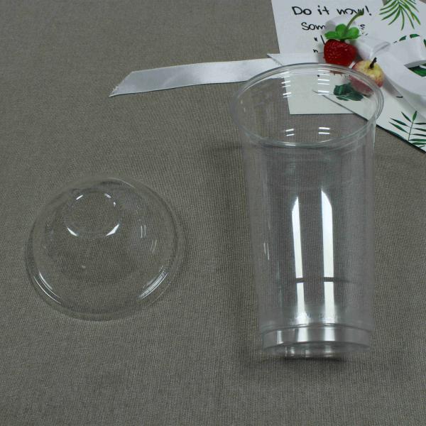 Disposable Drink Water PET Cup Transparent Clear Food Grade Milk Tea Cups Disposable Drinking Cups With Lids