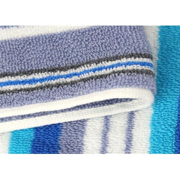 32 Strand Striped Baby Face Washers And Towels , Newborn Baby Towel High Density