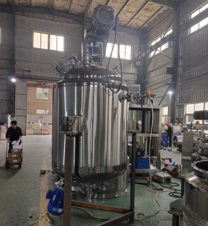 SS304 SS316L Softgel Medicine Mixing Tank Stainless Steel Electric Steam Heating