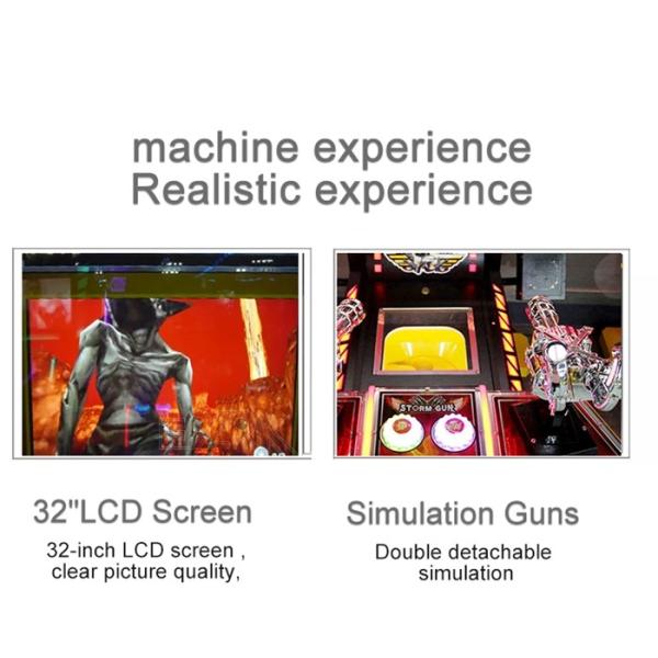 Storm Gun Coin Amusement Arcade Game Machine Storm Gun Games